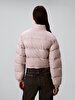 Kadın Shine Crop Puffer Mont