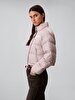 Kadın Shine Crop Puffer Mont