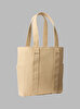 Kadın Webbing Stap Canvas Tote Çanta