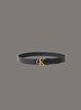 Erkek Monogram Buckle Fixed Kemer