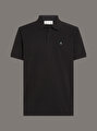 Erkek Ss Monogram Pique Polo T-shirt Siyah LV040EM269UB1