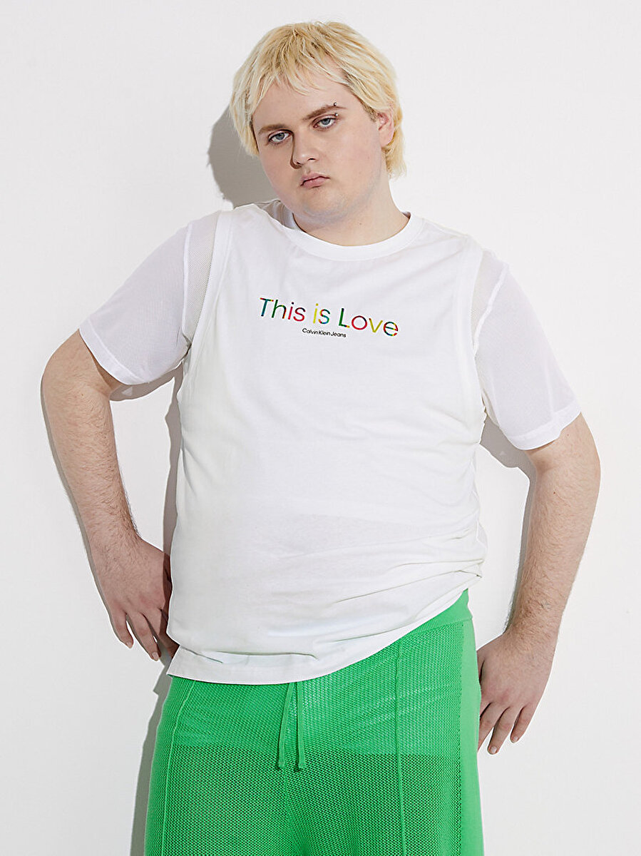 Erkek Mesh Double Layer T-Shirt - Pride