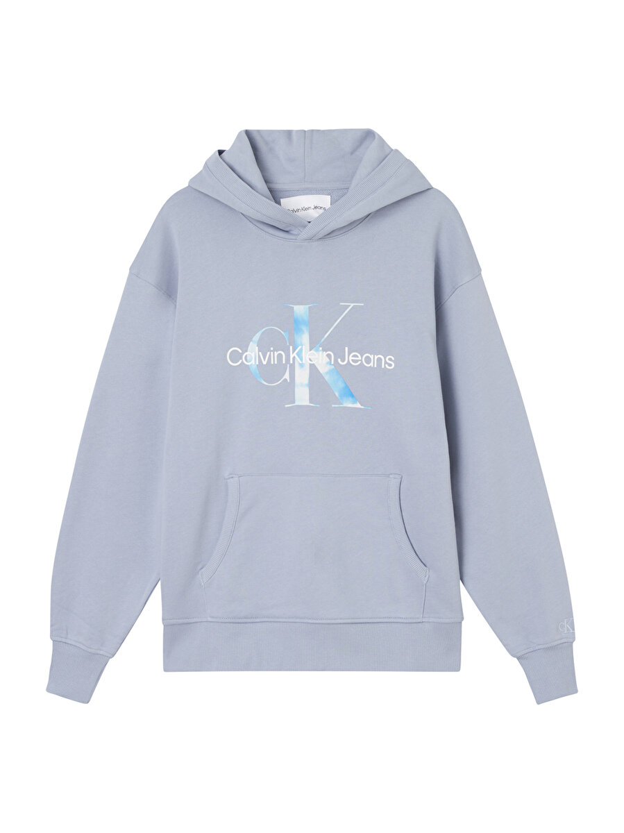 Kadın Aqua Monogram Hoodie Sweatshirt