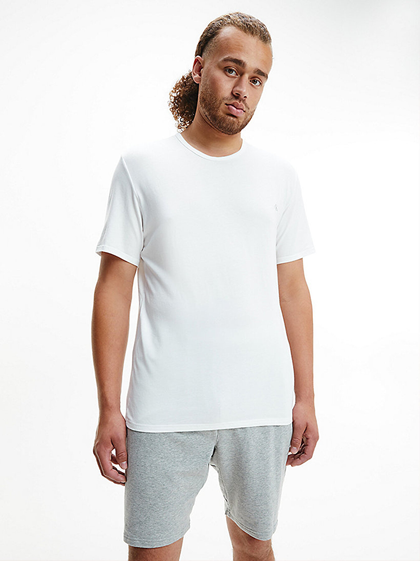 lading Commissie gevogelte Erkek Rahat T-Shirt - İkili Paket - Ck One Beyaz 000NB2221A100 | Calvin  Klein
