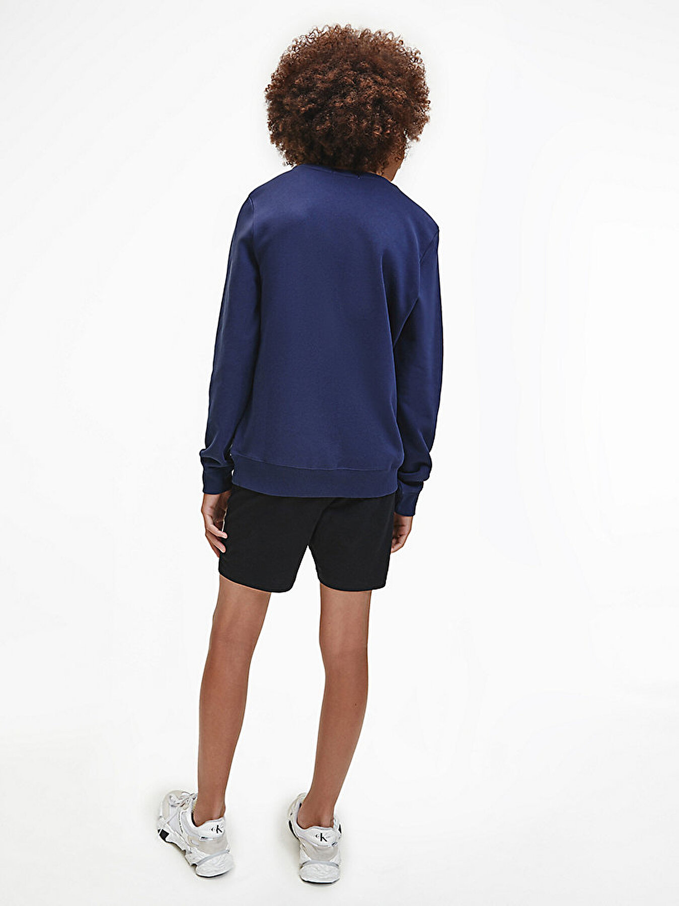 Navy calvin klein sweatshirt on sale