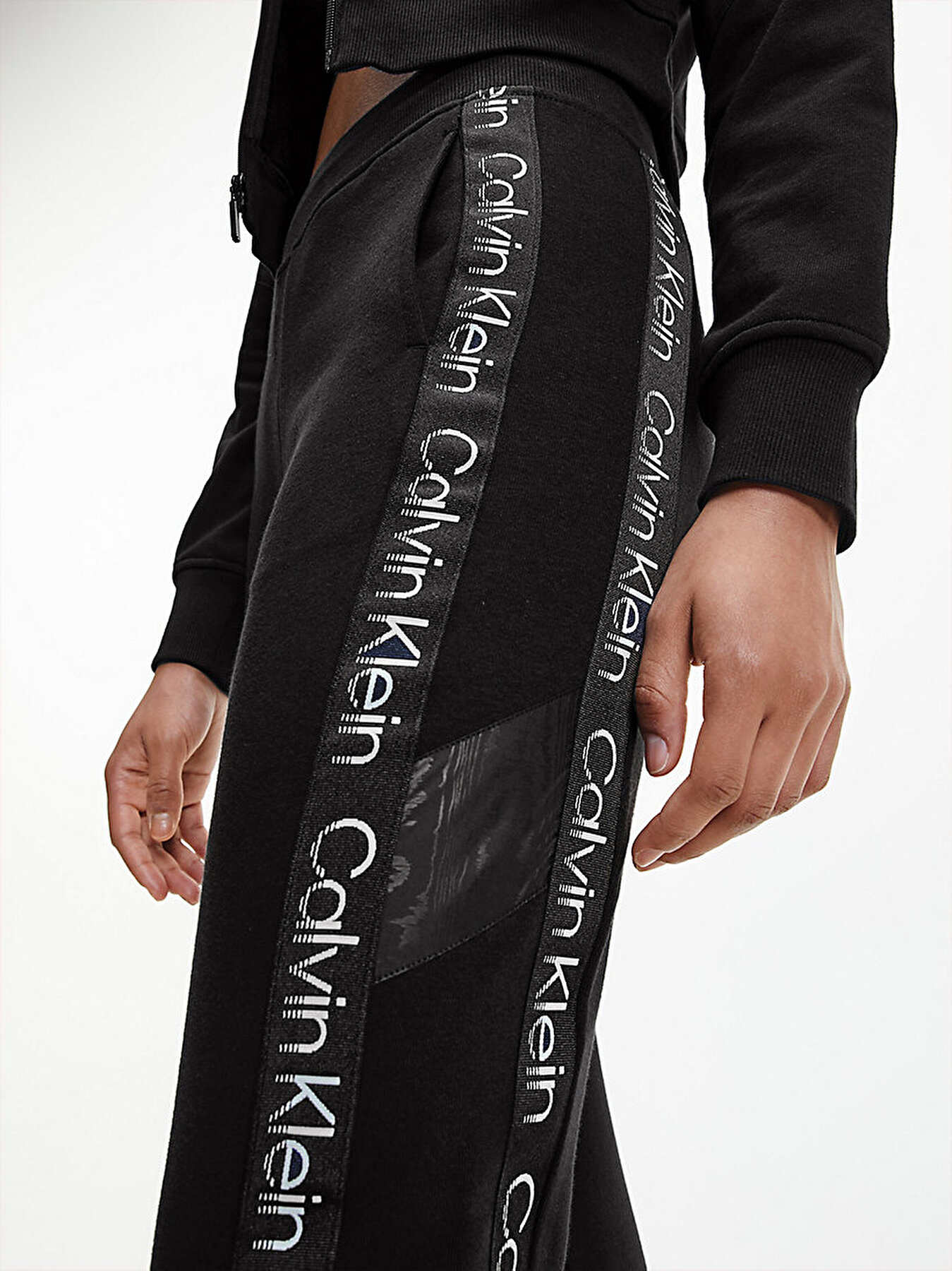 Kadın Siyah Kadın Knit Siyah Eşofman Altı 00GWS2P610BAE | Calvin Klein