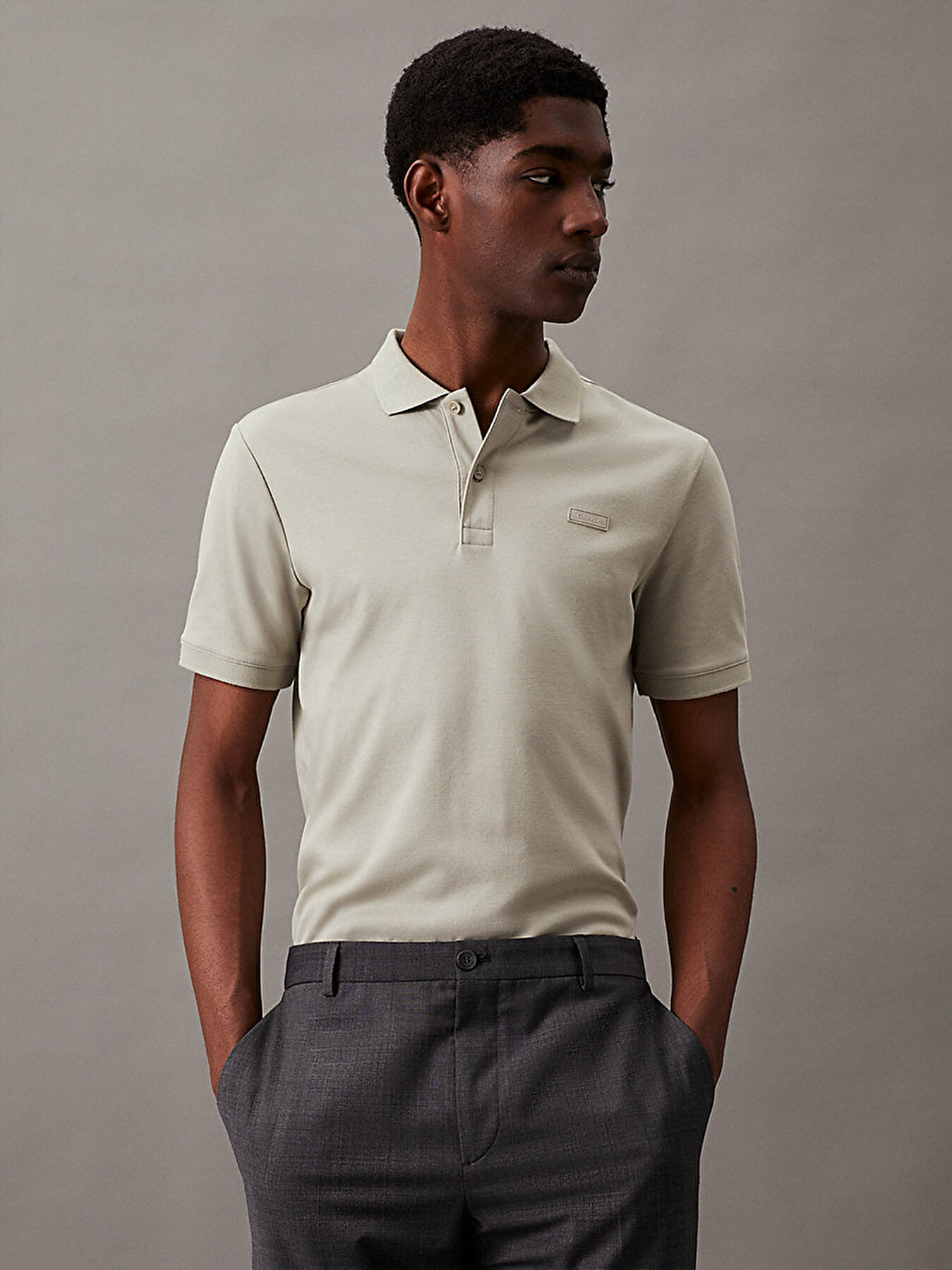 Erkek Smooth Cotton Slim Polo T Shirt