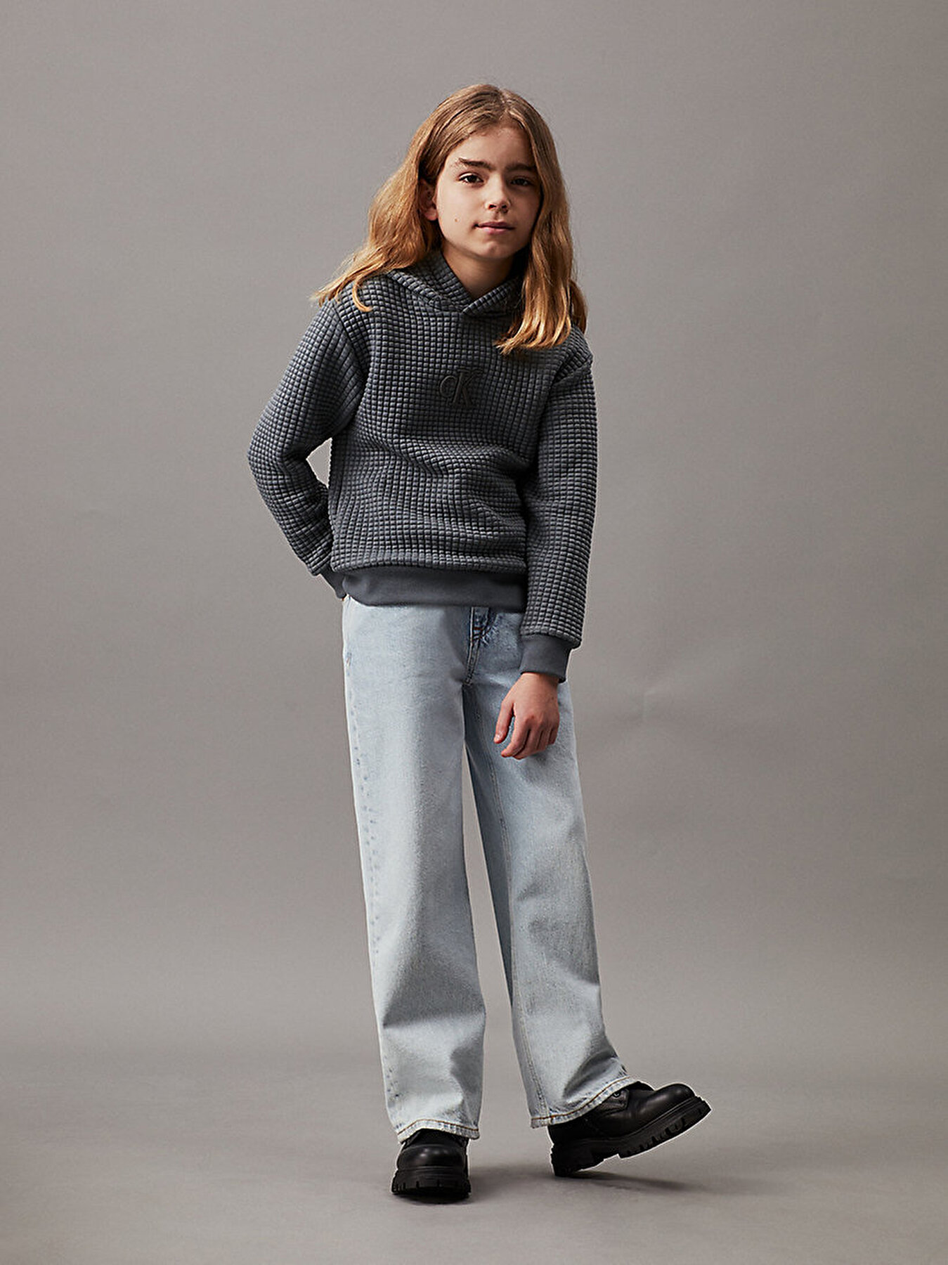 Erkek Cocuk Monogram Jacquard Sweatshirt
