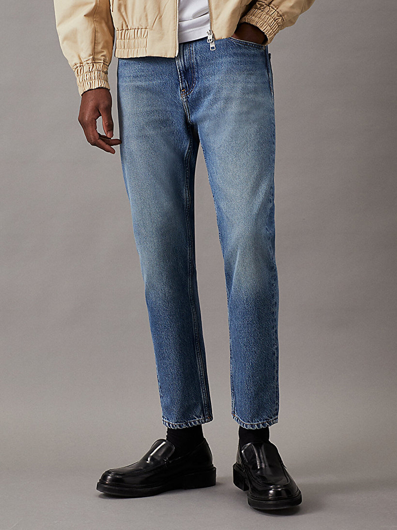Erkek Dad Jean Pantolon Mavi J30J3258841A4 Calvin Klein