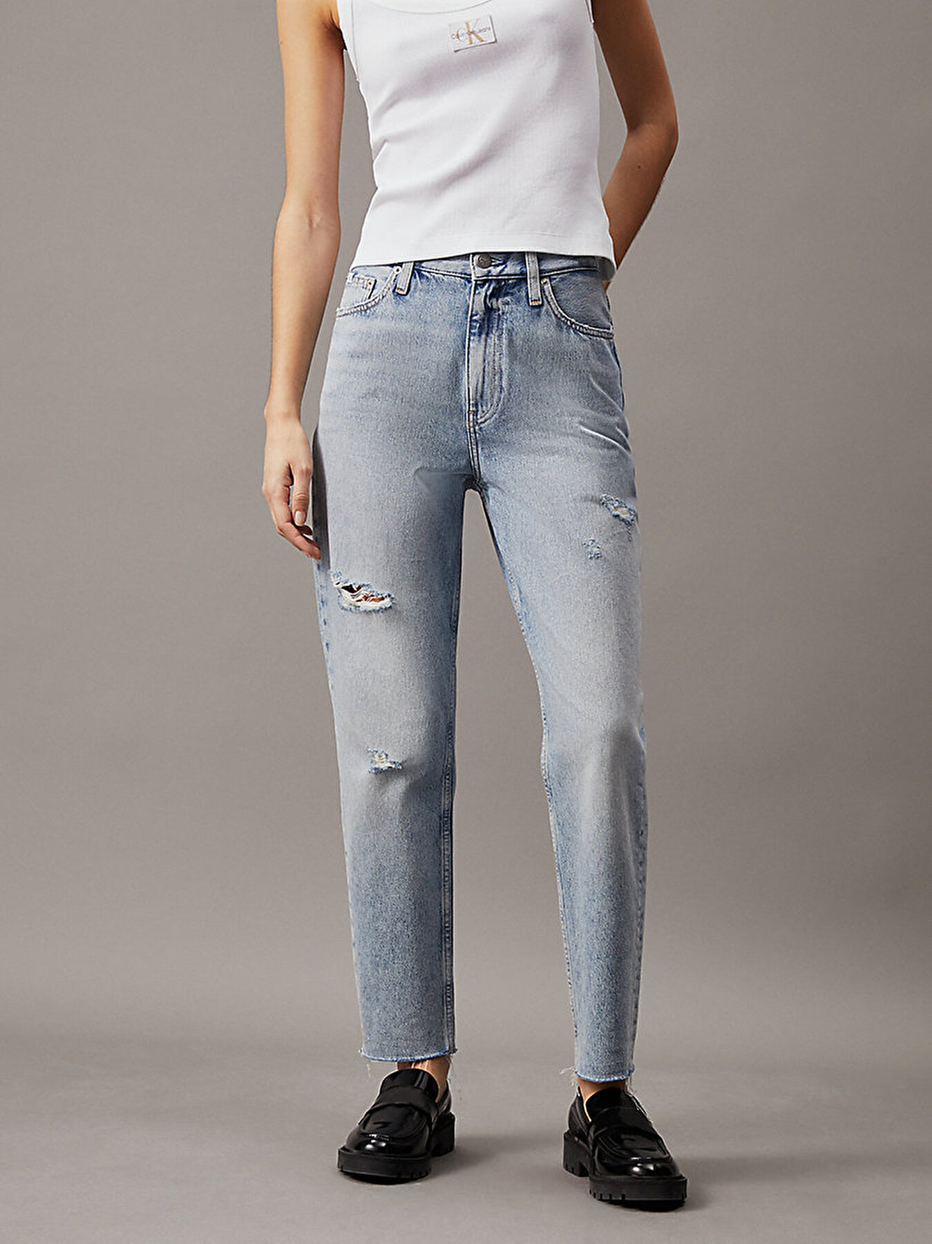Kad n Mom Jean Pantolon Mavi J20J2236531AA Calvin Klein
