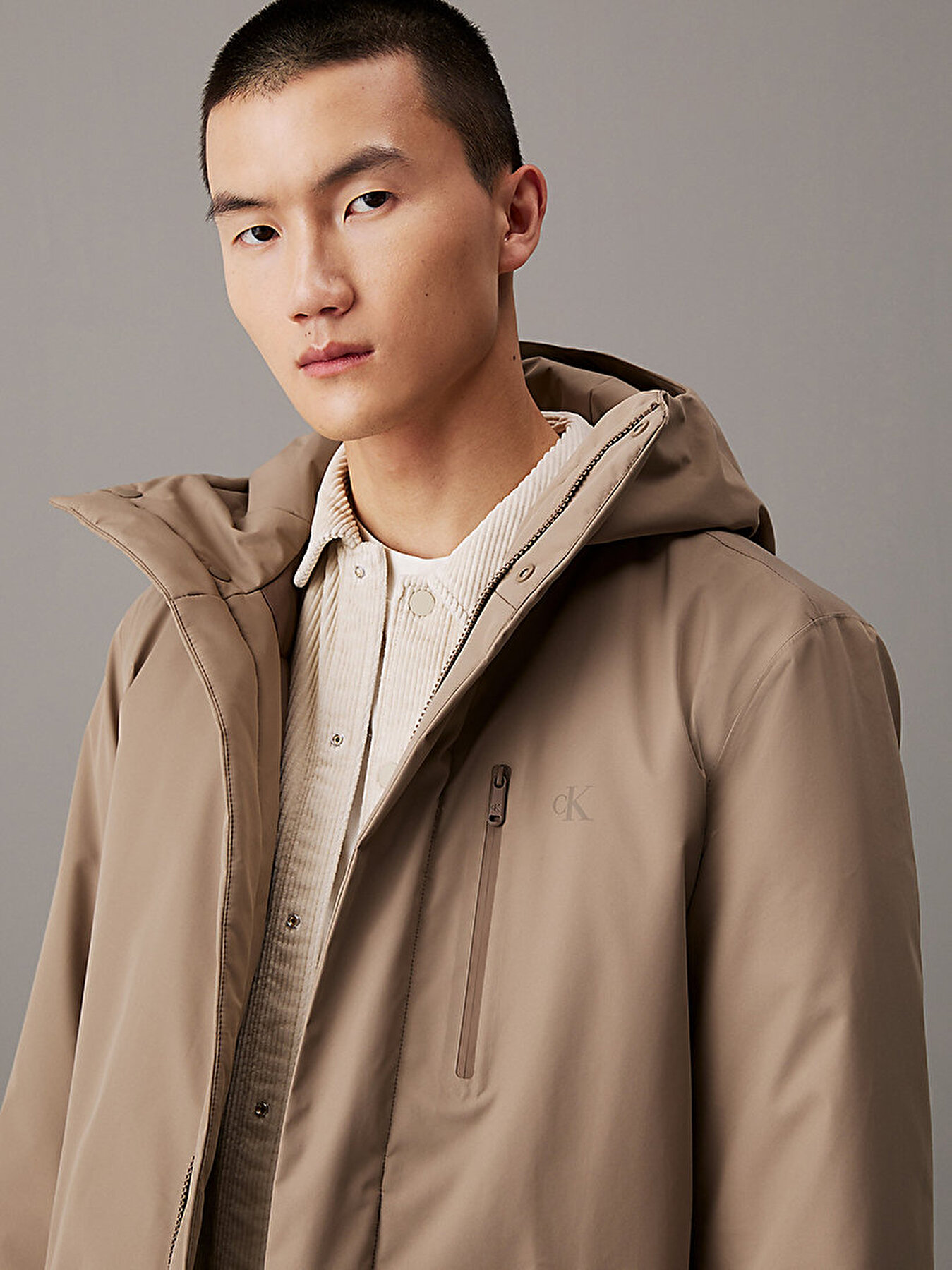 Calvin klein parka homme sale