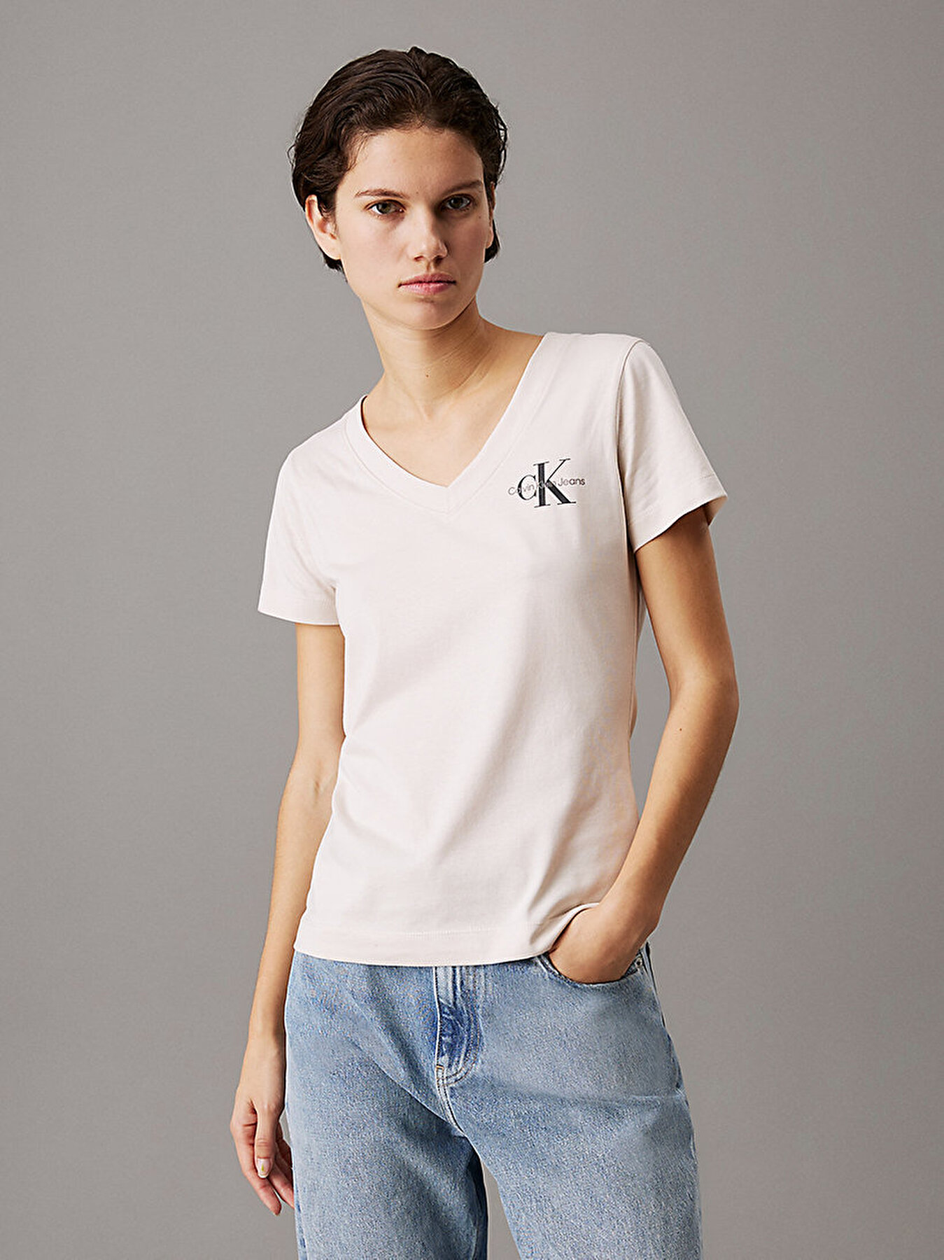 Kad n 2 li Paket Monologo Slim T shirt