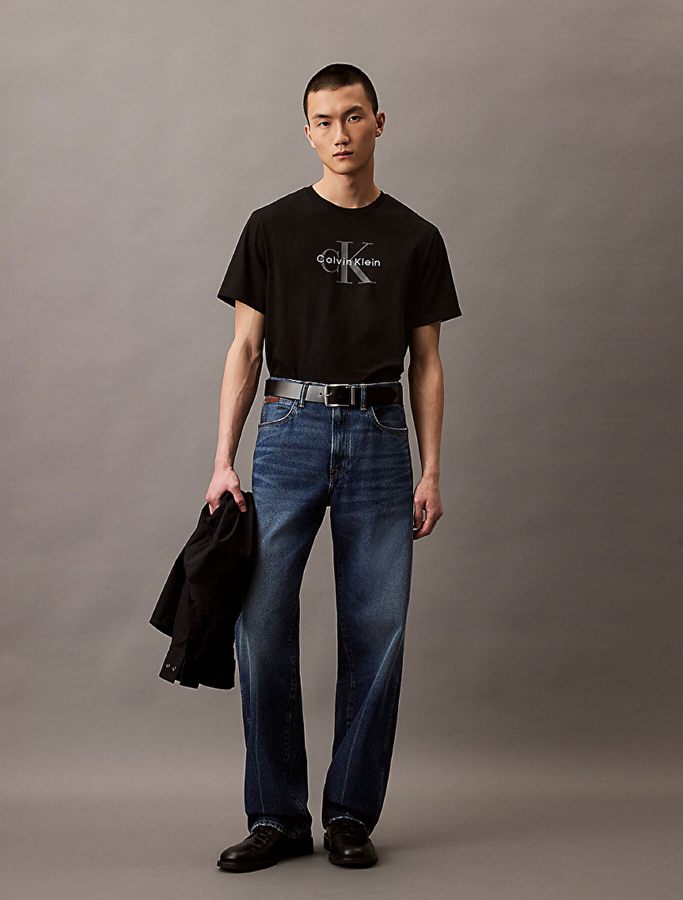 【 】Hero Monologo T-Shirt Tシャツ Erkek Hero Monologo T-shirt Siyah LV04RB862GUB1 | Calvin Klein