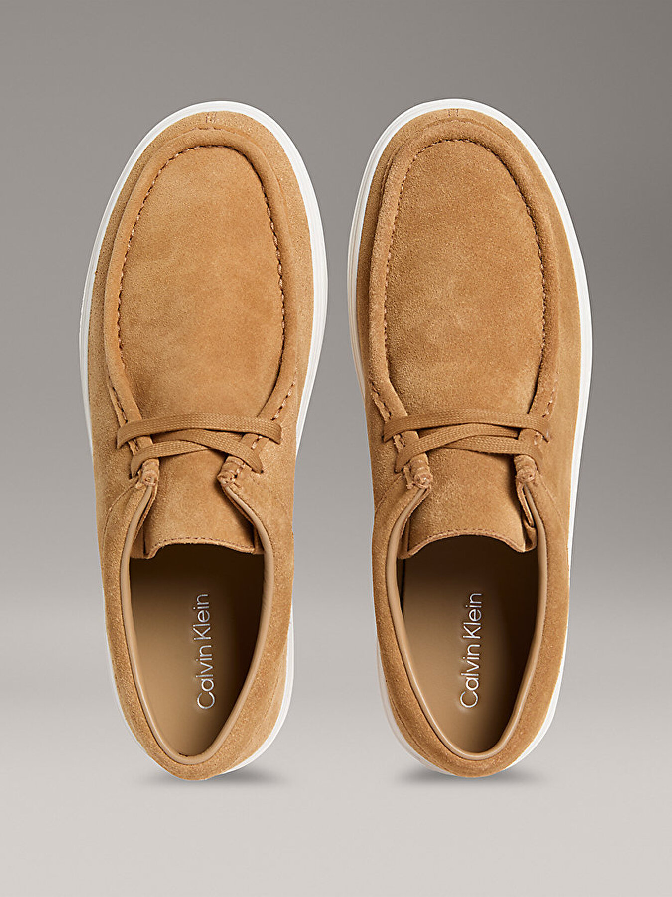 Erkek Hybrid Apron Laceup Ayakkabı Bej HM0HM01967GCX | Calvin Klein