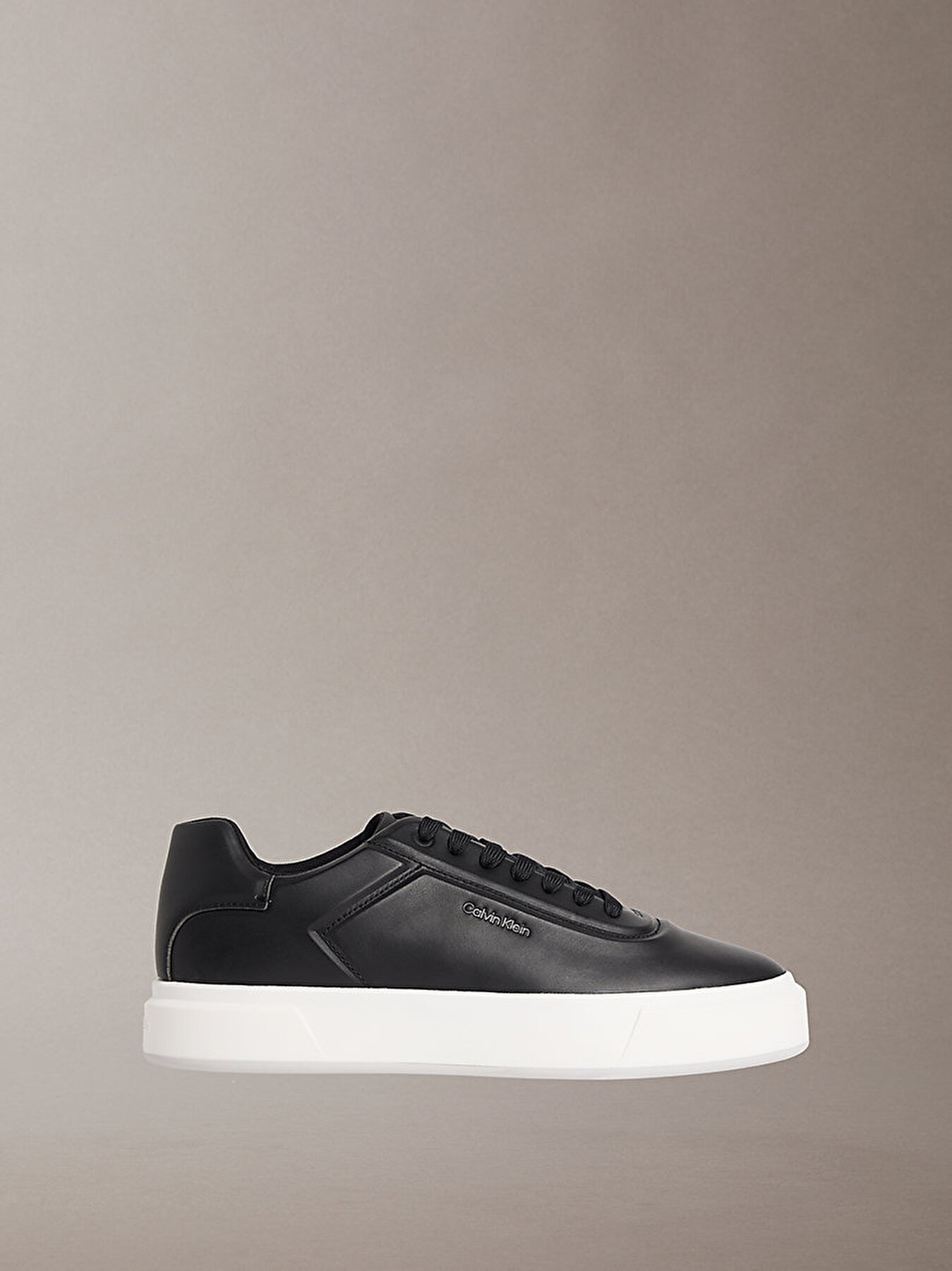 Erkek Basket Cupsole Oxford Sneaker Siyah YM0YM014520GM | Calvin Klein