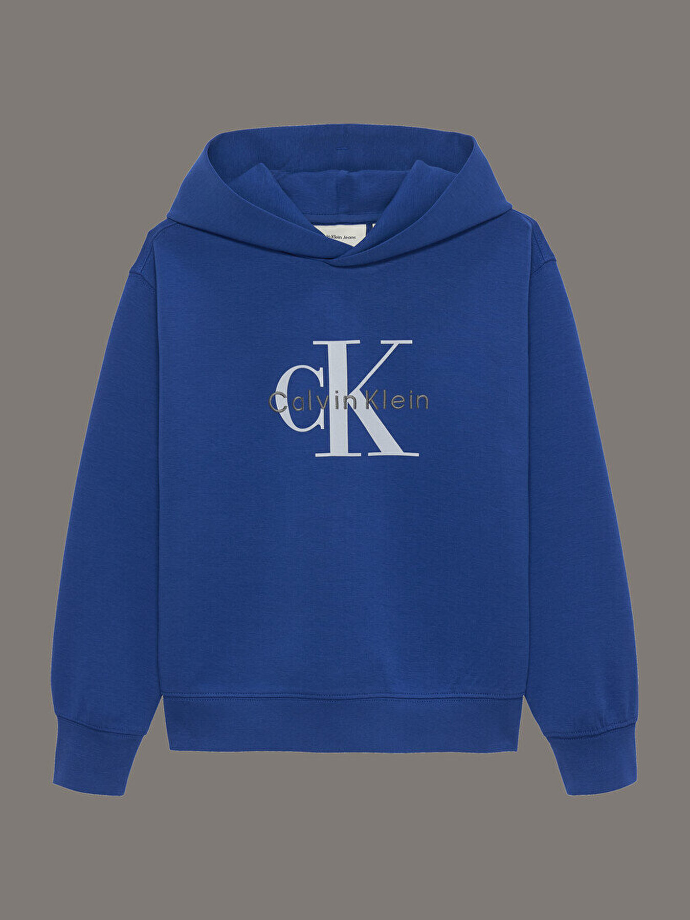 Erkek Çocuk Light Monologo Hoodie Mavi IB0IB02615C61 | Calvin Klein