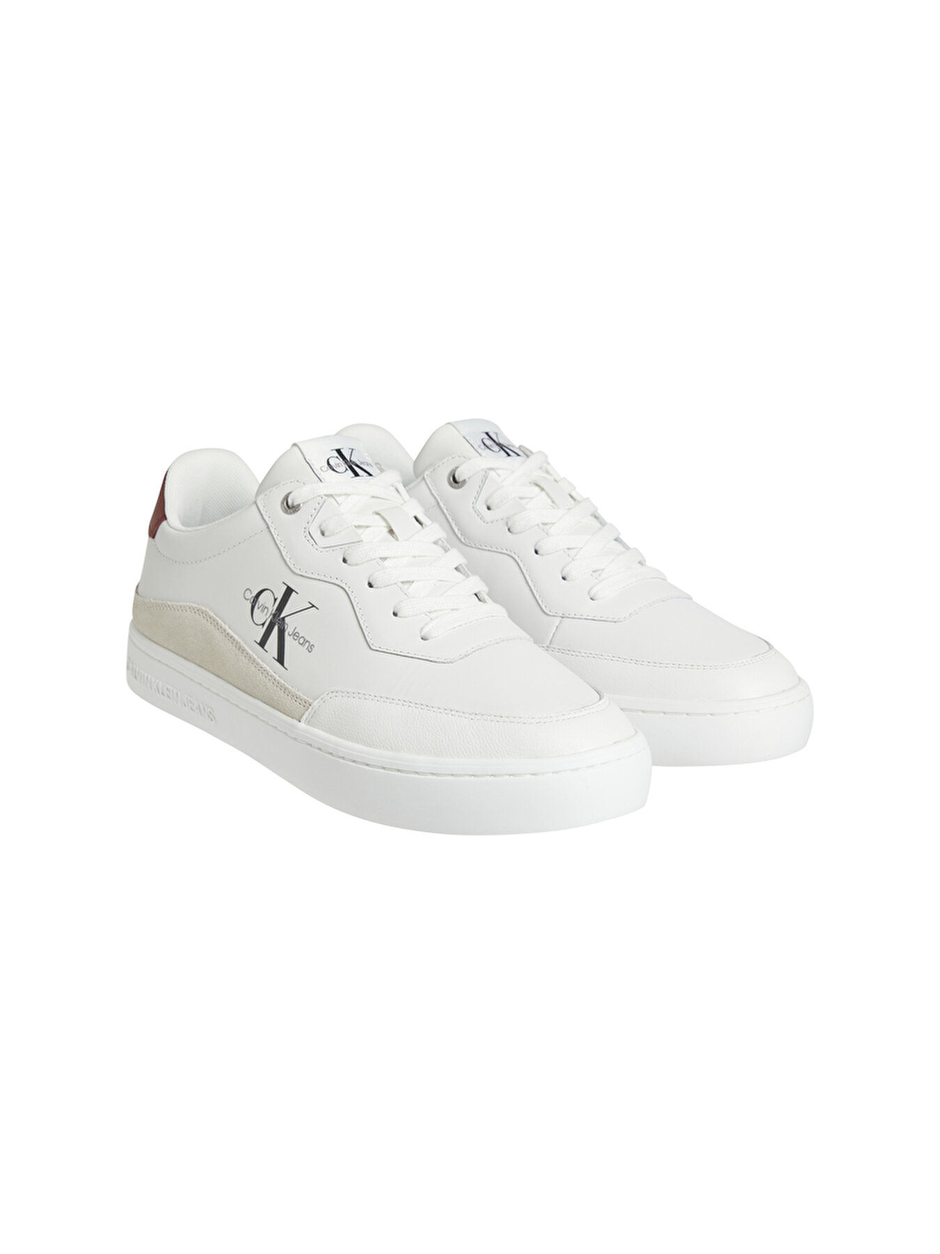 calvin klein cupsole sneaker lace up