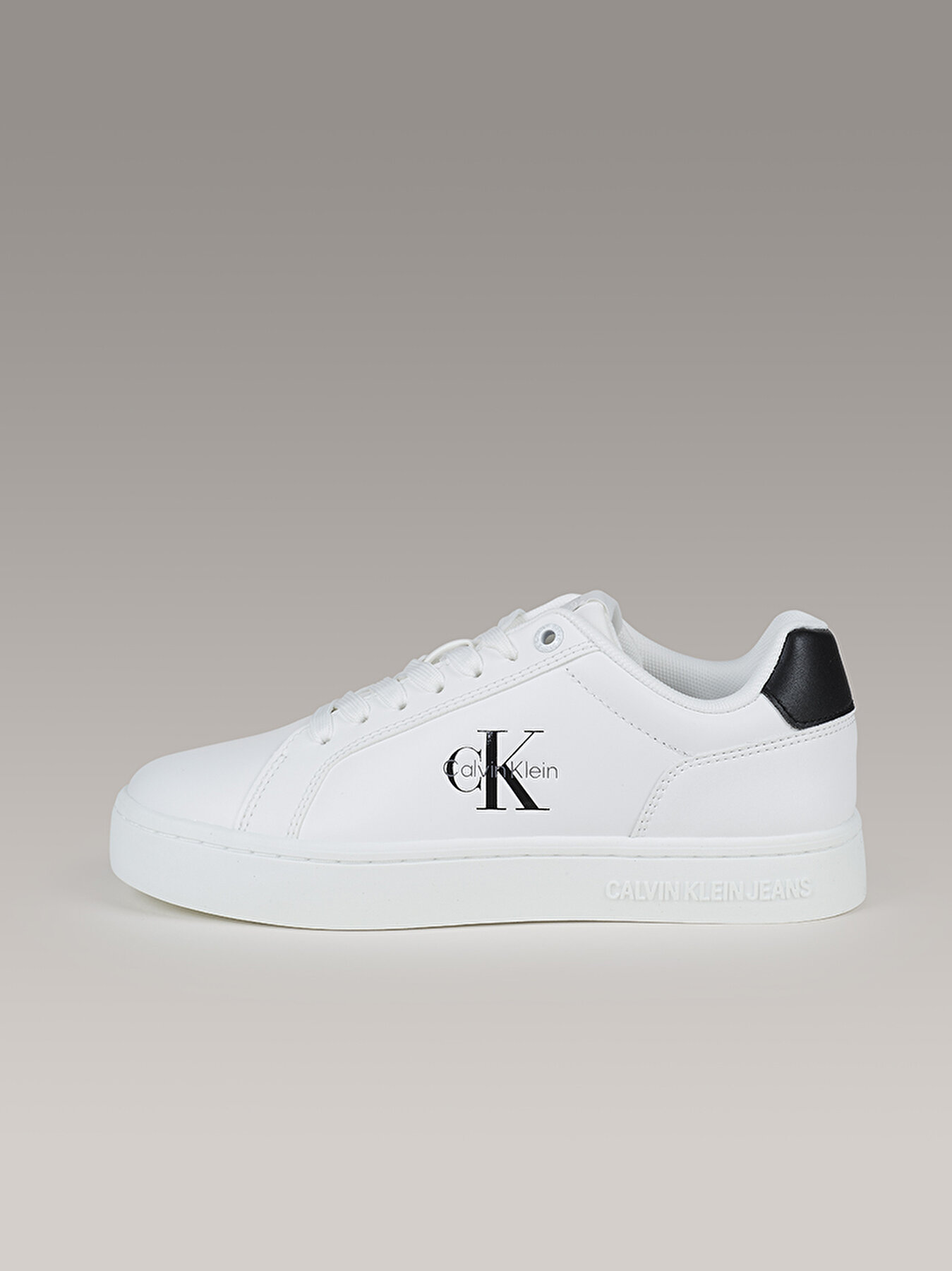Kadın Classic Cupsole Monogram Sneaker Beyaz YW0YW0190201W