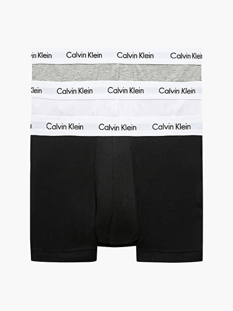 Erkek 3’Lü Trunk Boxer Seti - Cotton Stretch