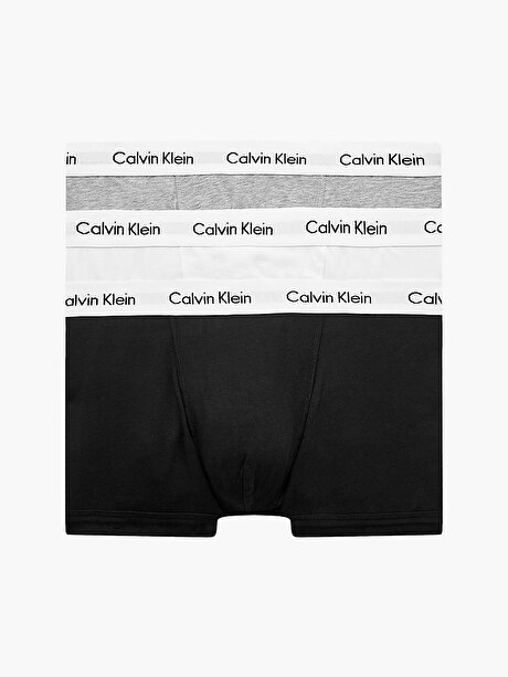 Erkek 3’Lü Trunk Boxer Seti - Cotton Stretch