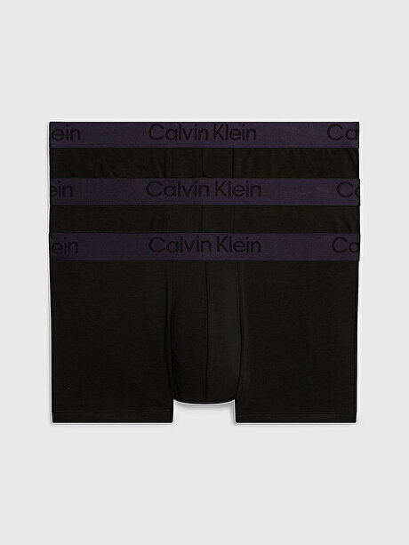 Erkek 3'Lü Low Rise Trunk Boxer Seti