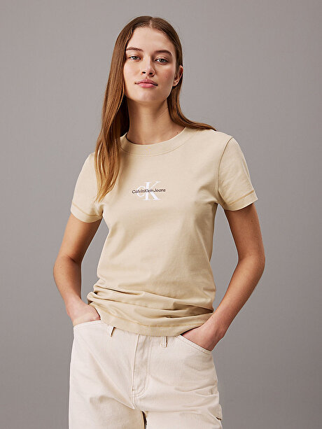 Kadın Monologo Slim T-Shirt