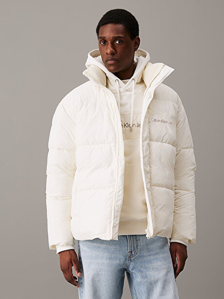 Erkek Chenille Puffer Mont