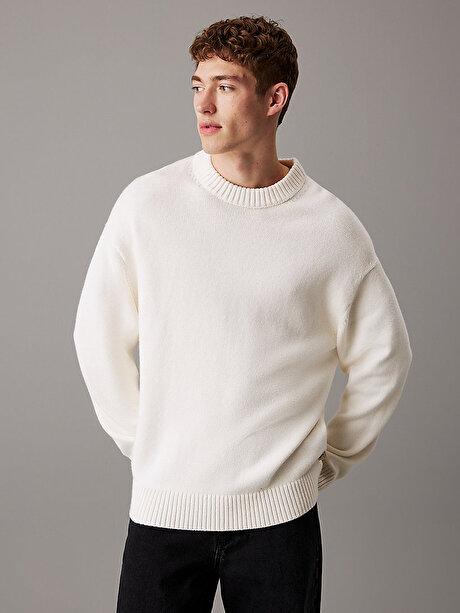 Erkek Cotton Wool Crew Neck Kazak