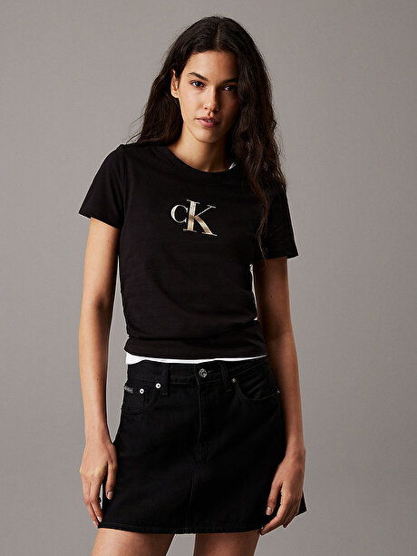 Kadın Gradient CK Slim T-shirt