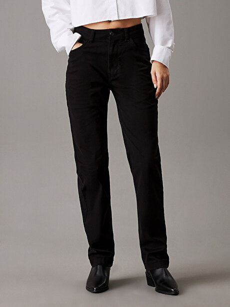 Kadın Stretch High Rise Pantolon