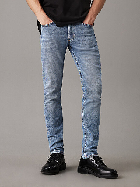 Erkek Slim Taper Jean Pantolon