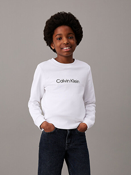 Çocuk Unisex Logo Regular Terry Sweatshirt
