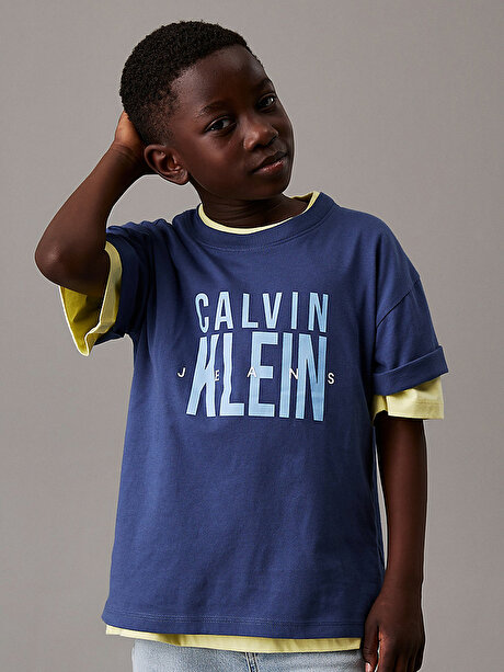 Erkek Çocuk Bold CKJ Graphic T-shirt