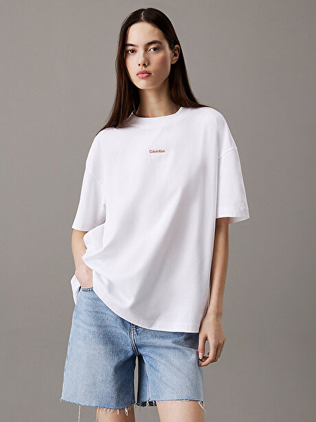 Kadın Placed Institutional T-shirt