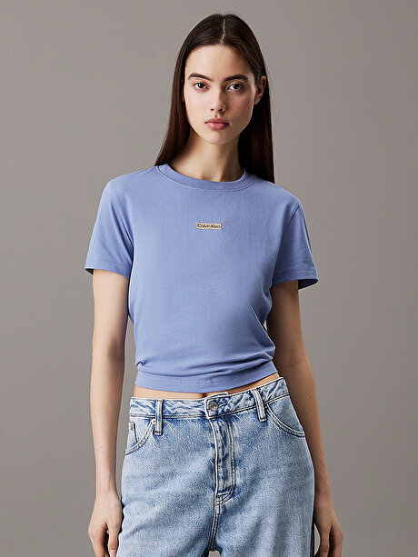 Kadın Placed Institutional T-shirt