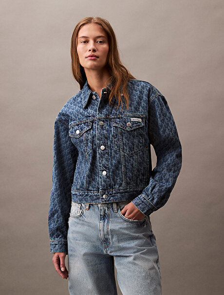 Kadın 90s Trucker Denim Ceket