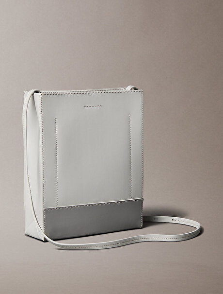 Kadın Line Leather Colorblock Çapraz Çanta