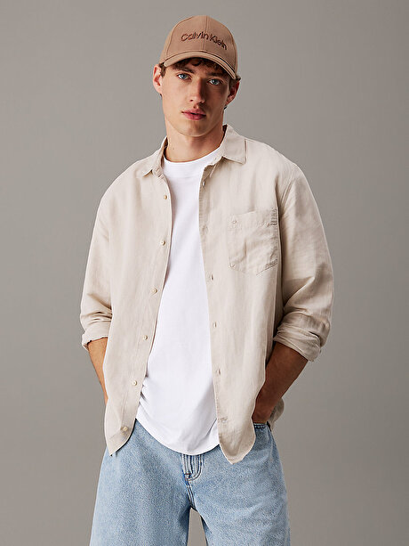Erkek Linen Cotton Regular Gömlek