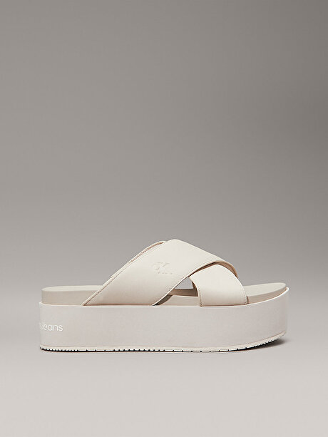 Kadın Flatform Cross Terlik