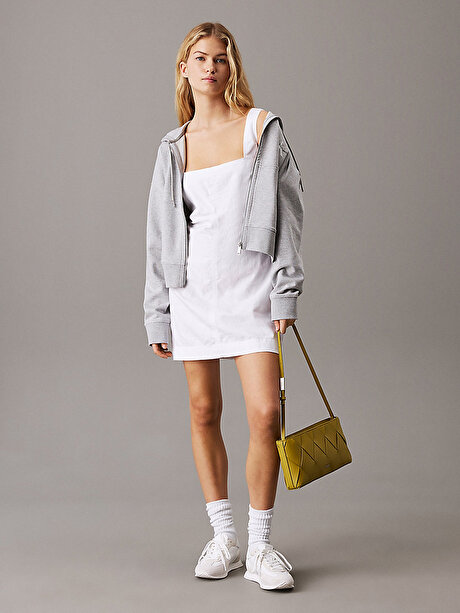 Kadın Soft Linen A-Line Elbise