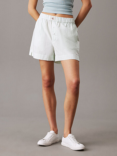 Kadın Summer Poplin Boxer Şort
