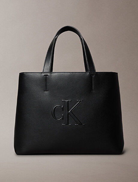 Kadın Sculpted Mini Tote Çanta