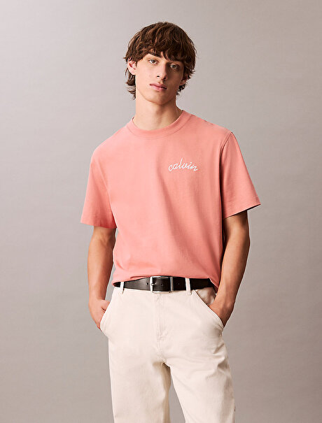 Erkek Left Chest Chain T-shirt