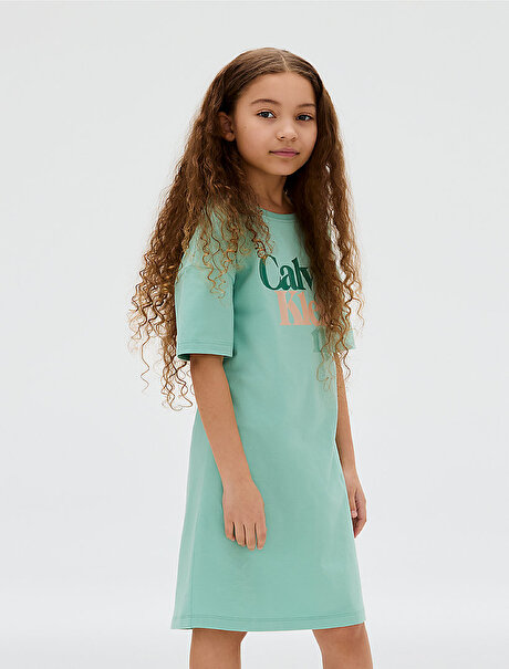Kız Çocuk T-shirt Elbise