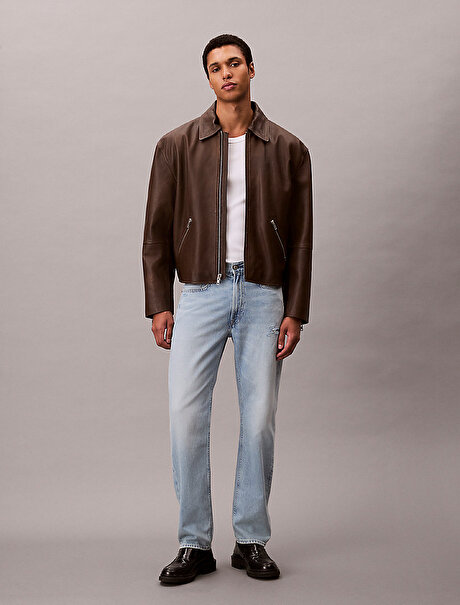 Erkek Standart Straight Rams Jean Pantolon