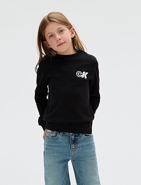 Erkek Çocuk Seasonal CK Terry Sweatshirt