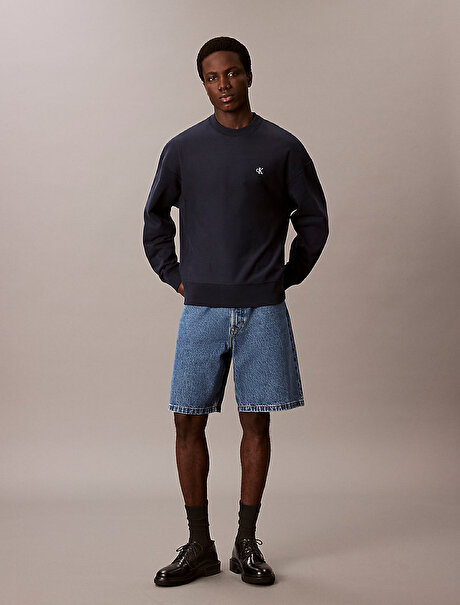 Erkek Premium Terry Monogram Sweatshirt