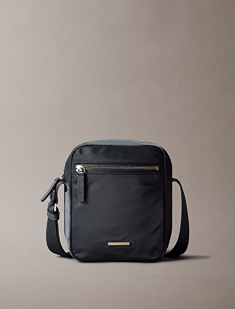 Erkek Sleek Nylon Çapraz Çanta