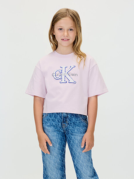 Kız Çocuk Towling Monologo T-shirt