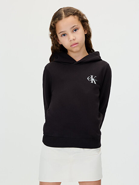 Çocuk Unisex Small Monogram Hoodie